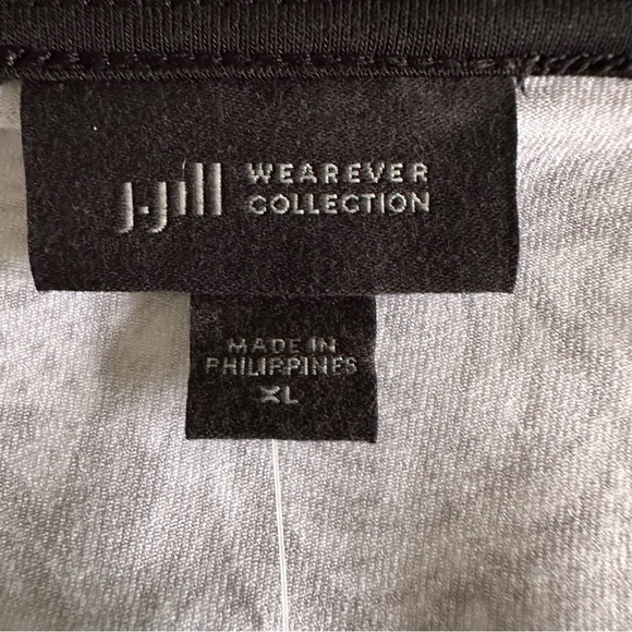 NWT J Jill Wearever Collection Womens Midi Dress Size XL Pineapples Vacation - Picture 7 of 11